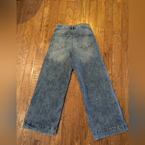 Suko Wide-Leg Denim Jeans Size 6, Light Blue - Picture 13 of 16